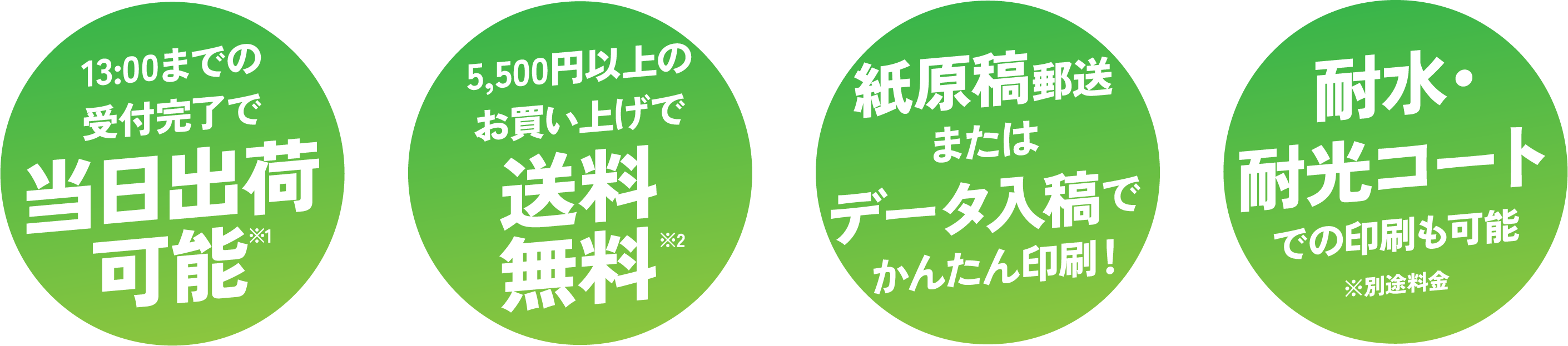 パンフレットエクスプレス ポイント
